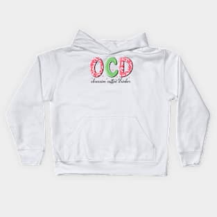 OCD Obsessive Coffee Drinker Valentine Day Kids Hoodie